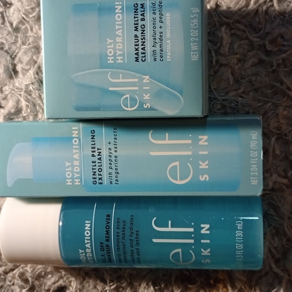 (3) ELF HOLY HYDRATION SERUM EYE & MAKEUP REMOVER - Picture 1 of 4